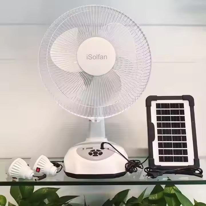 Kvinnelig Bærbar Solfane Skanto