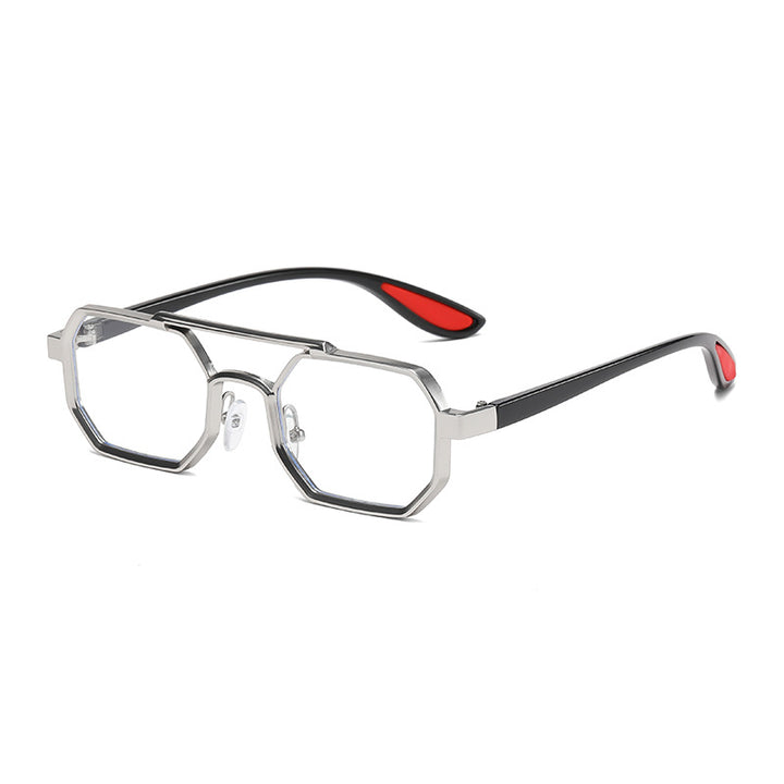 Damer moteriktig designer-solbrille med eksklusiv åttkantet ramme Skanto