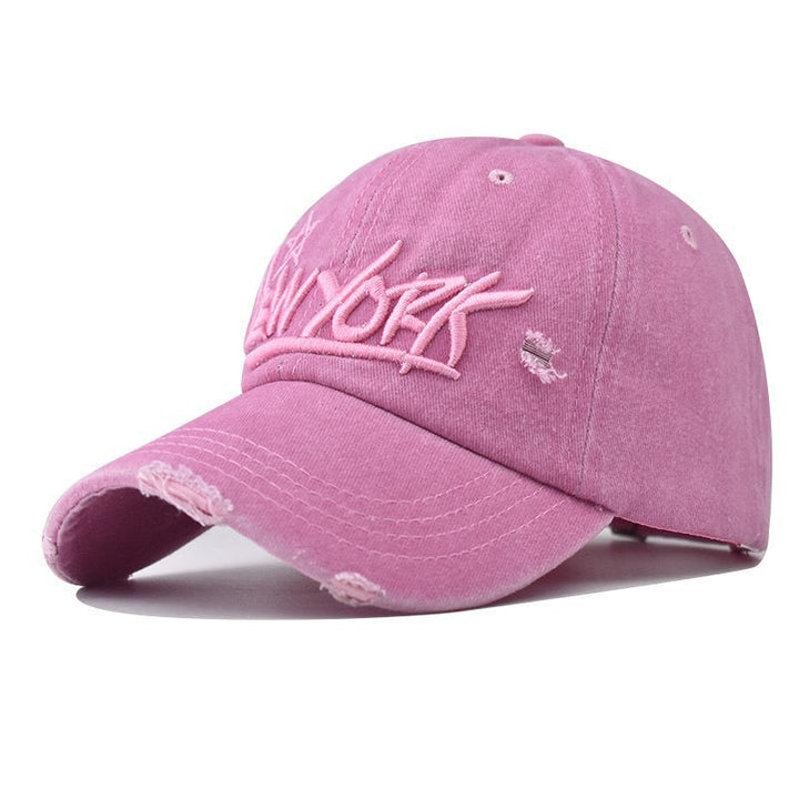 Herre Slitt Casual Brodert Caps Skanto
