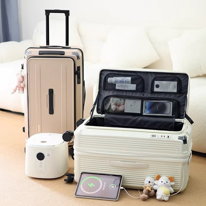 Herre Smart Multi-Kompartments Hard Shell Reise Koffert Skanto