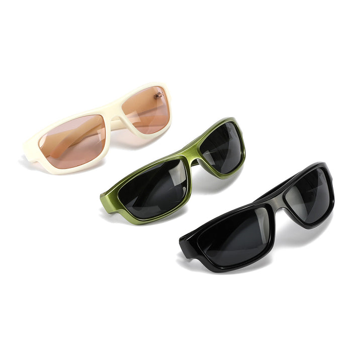 Dame sporty solbriller med bred UV-beskyttelse og lett ramme Skanto