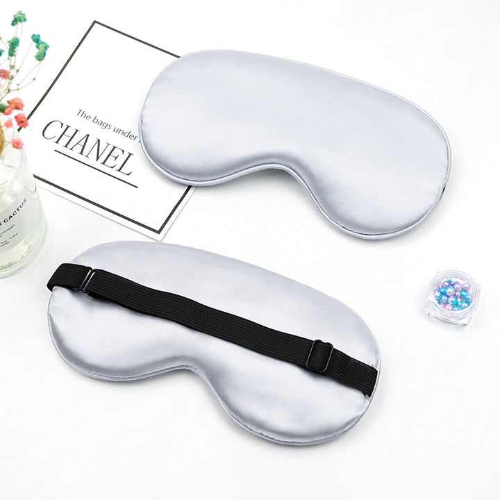 Unisex nan luksuriøs silk søvnmaske med konturert øyeutskjæring og justerbart elastisk bånd Skanto