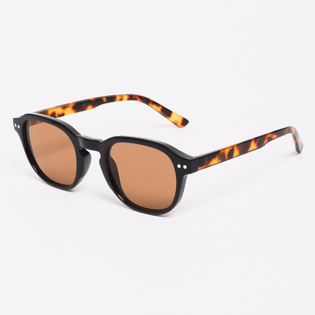 Dame solbrille i stilfullt skilpadde-design Skanto