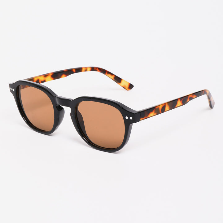 Dame solbrille i stilfullt skilpadde-design Skanto