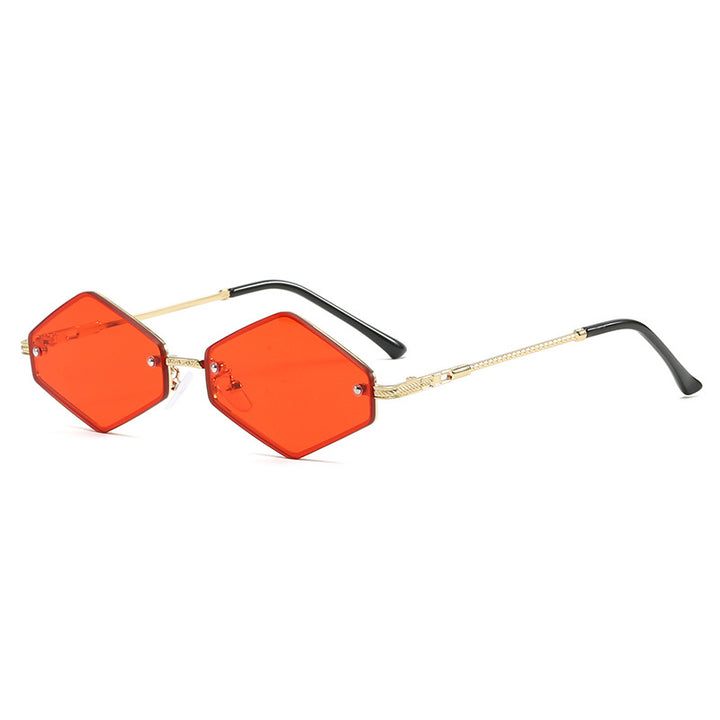 Kvinnelige hjerteformede solbriller i trendy design Skanto