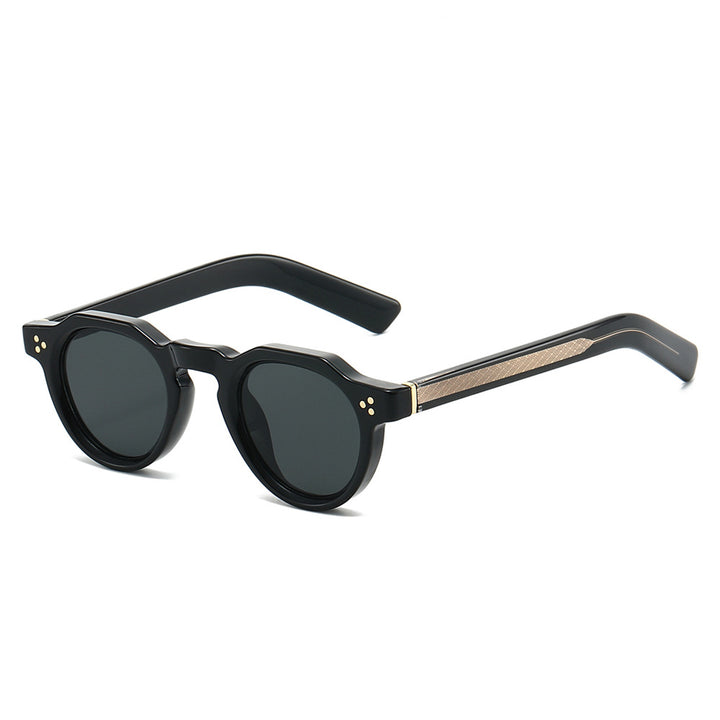 Dame moteriktig solbrille med ekstravagant ramme og UV-beskyttelse Skanto