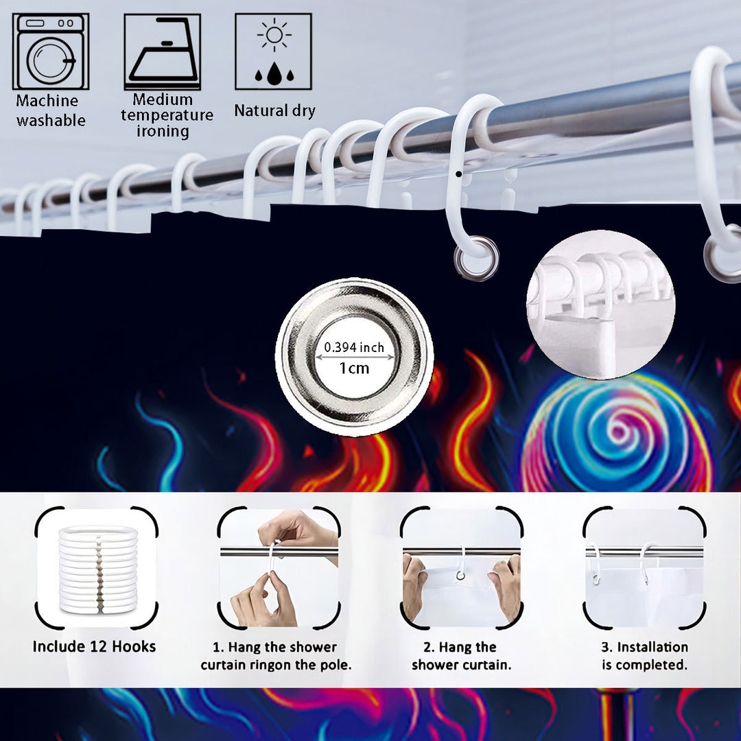 Digital Dragonfly-Themed Bathroom Set Skanto