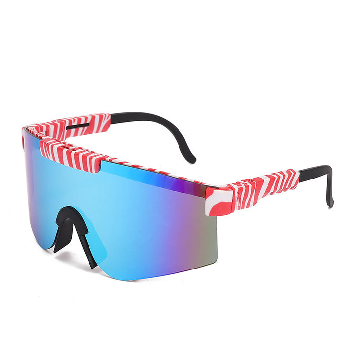 Dame Sporty Statement Solbrille i moderne design Skanto