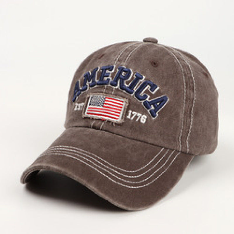 Herre Vintage-Inspirert Brodert Baseball Caps Skanto