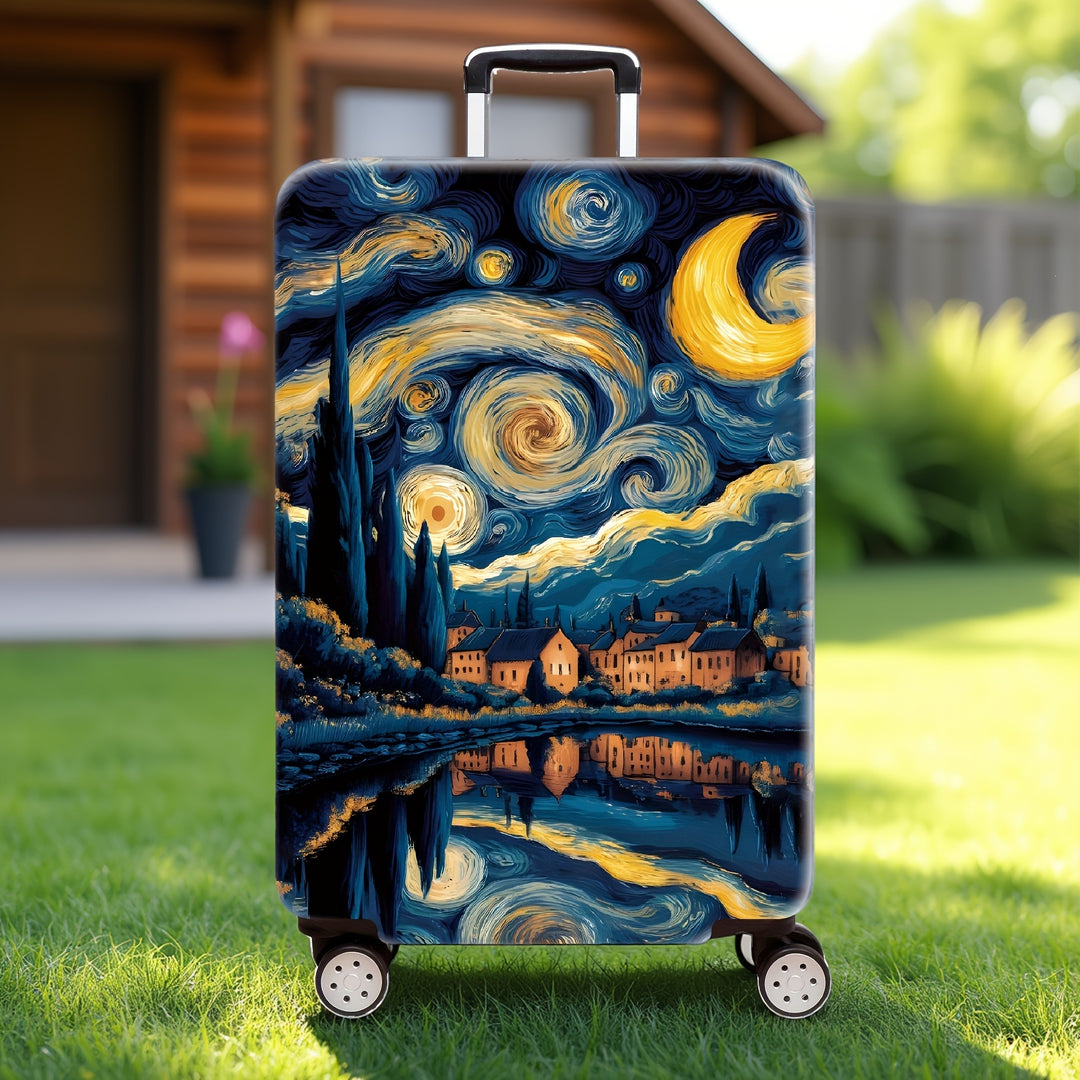 Dame Hardt skall reisebagasje med kreativ kunstgrafikk Skanto