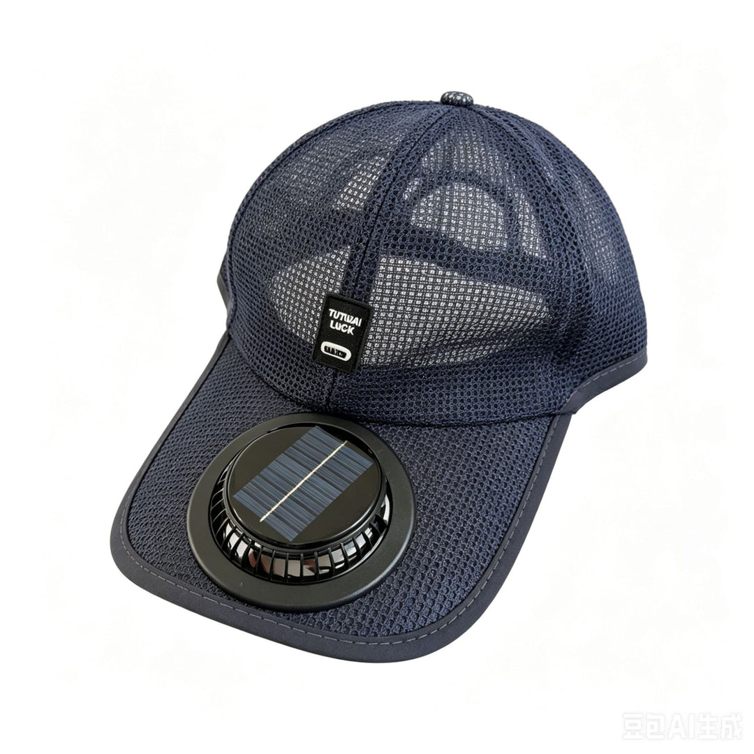Solbeskyttelseshatt med integrert solfanger Skanto