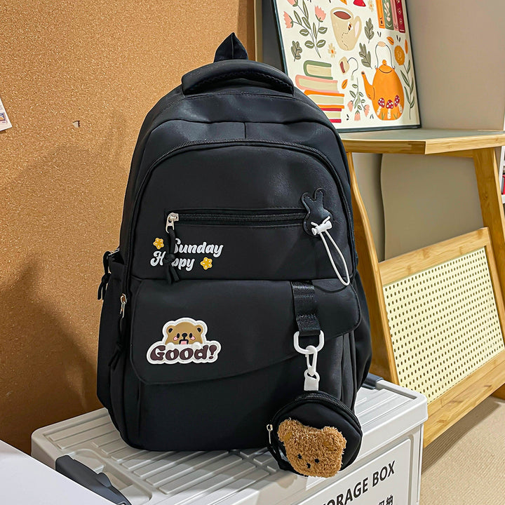 Søt dyretemat skole ryggsekk Skanto