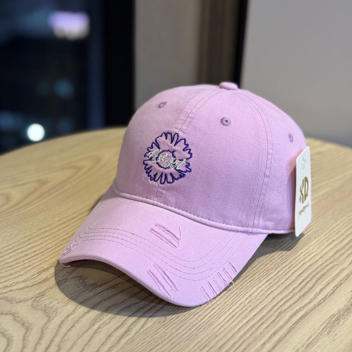 Unisex Brodert Blomster Design Baseball Cap Skanto