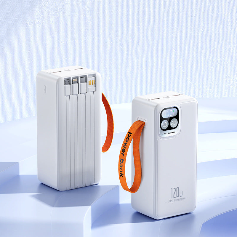 Høyytelses powerbank med hurtigladingsfunksjon og multifunksjonell USB-port Skanto