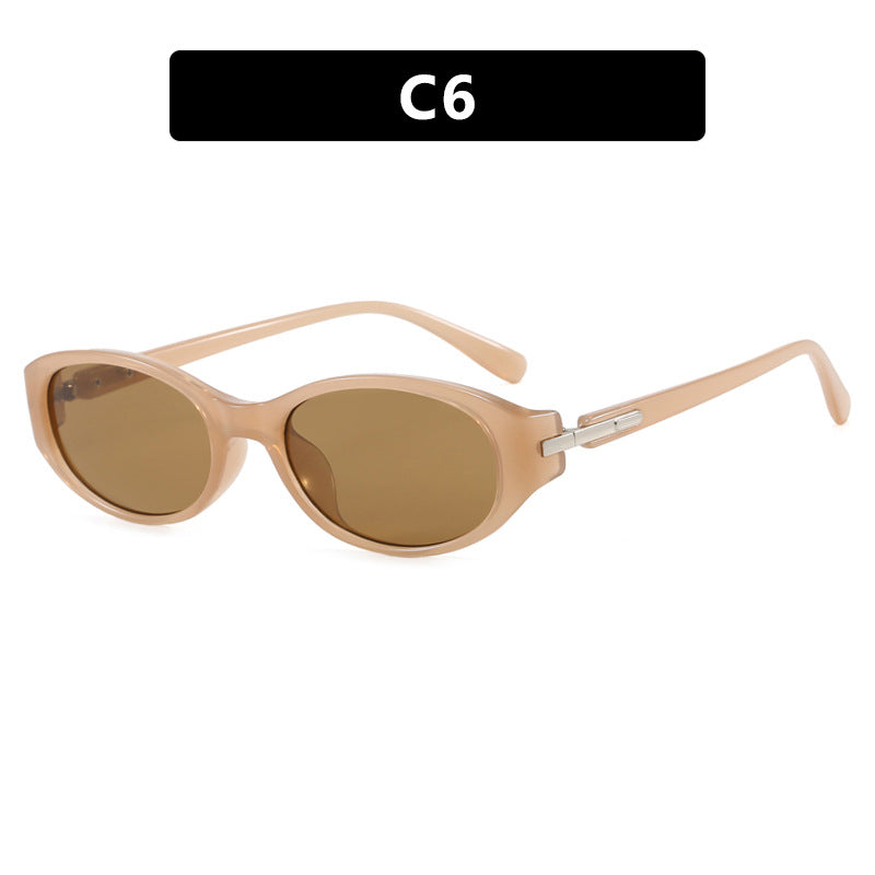 Damen cat-eye solbrille med robust ramme og polariserte linser Skanto