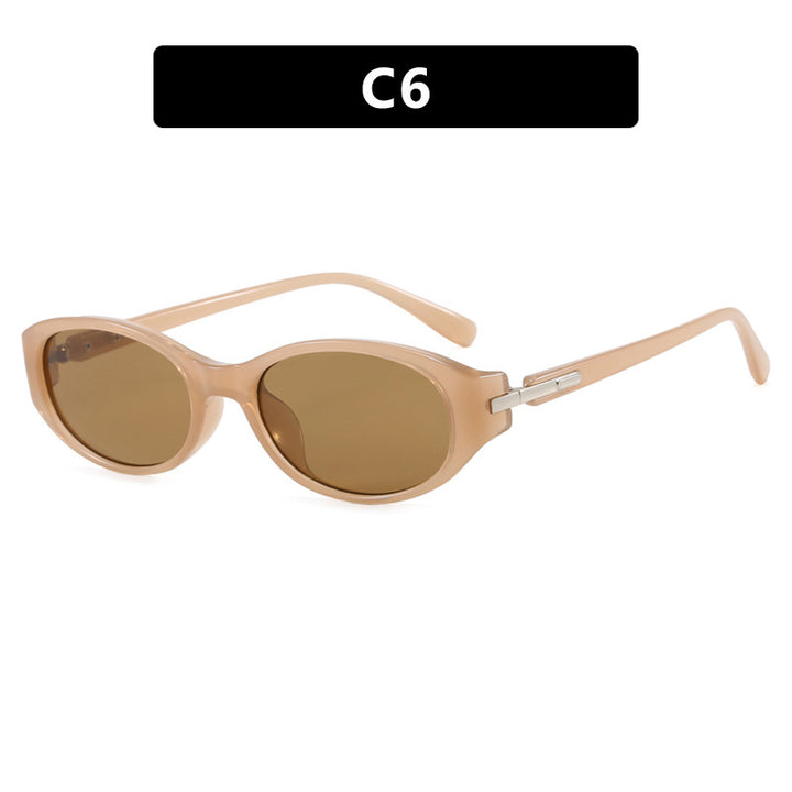 Damen cat-eye solbrille med robust ramme og polariserte linser Skanto