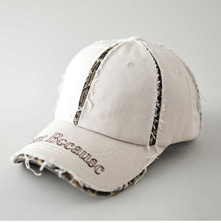 Men's Distressed Vintage-Inspirert Baseball Cap Skanto