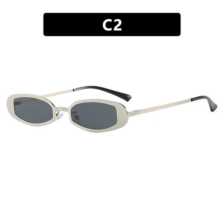 Dame moteriktig brille med elegant metallramme og fine aksenter Skanto