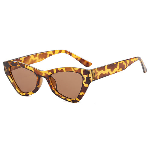 Damen modische Cat-Eye solbrille med transparent ramme Skanto