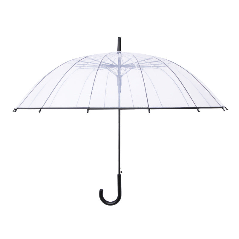 Kvinne Transparent Paraply Skanto