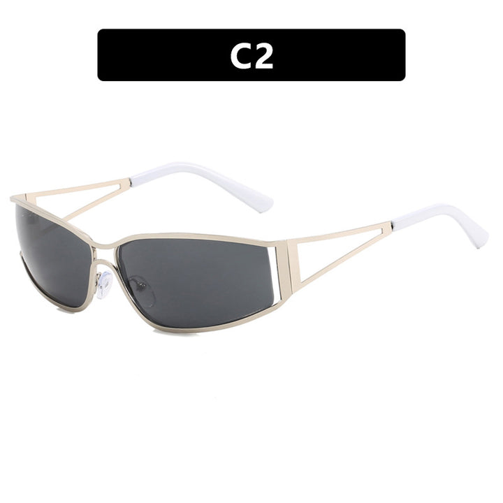 Dame sporty solbriller med moderne ramme Skanto