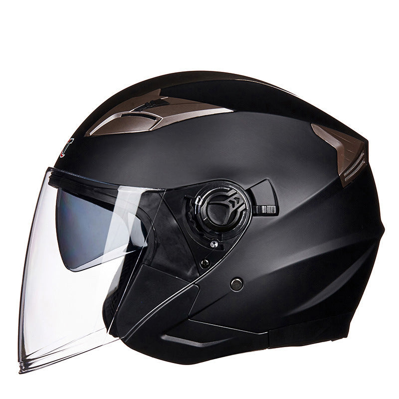 Full-Face motorsykkelhjelm med integrert visir Skanto