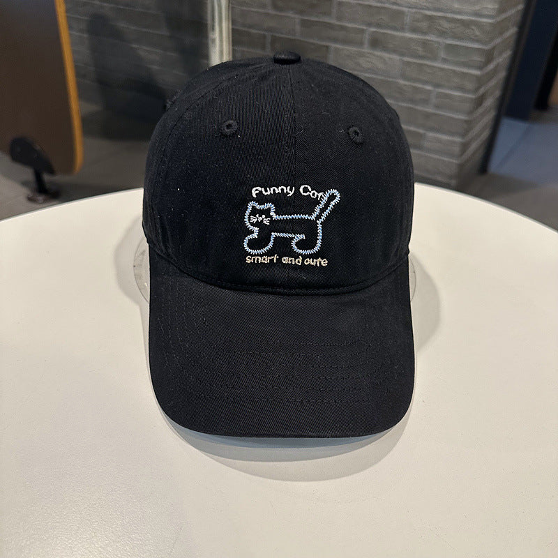 Kvinnenes Lekne Kattemotiverte Baseballcap Skanto
