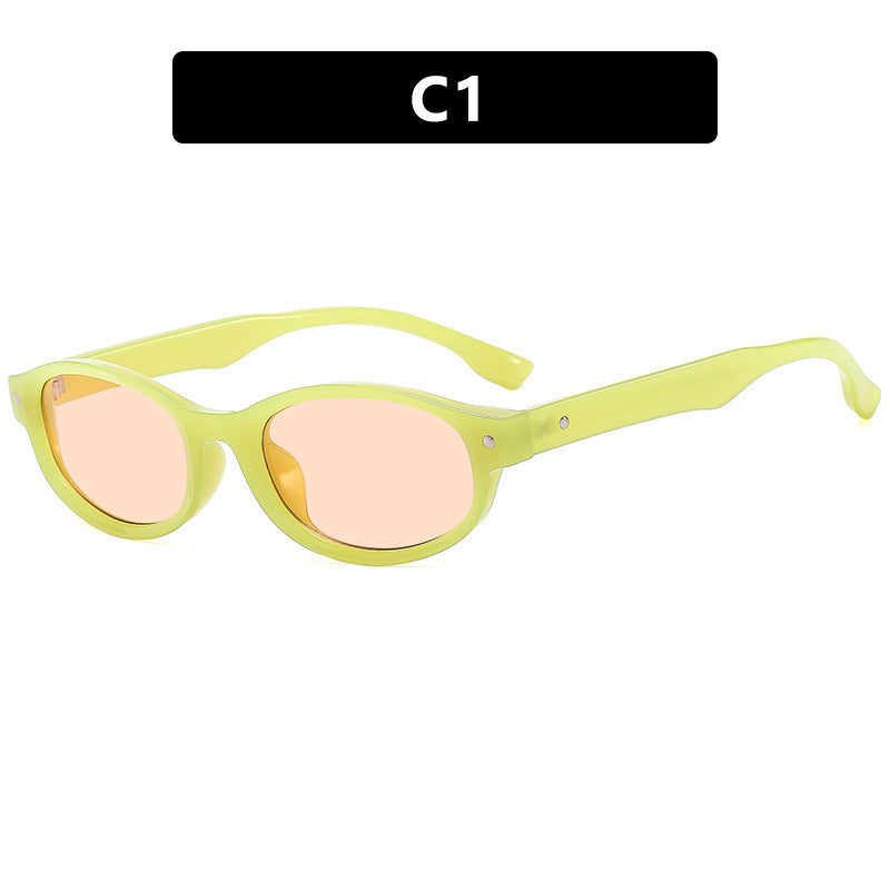 Dame Cat-Eye solbrille i elegant vintage-stil Skanto