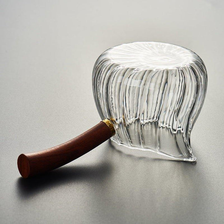 Glass Pot With Wooden Handle | Skanto
