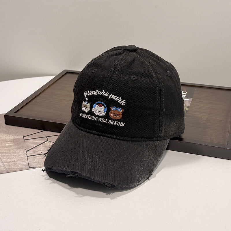 Unisex Brodert Fritids Caps Skanto