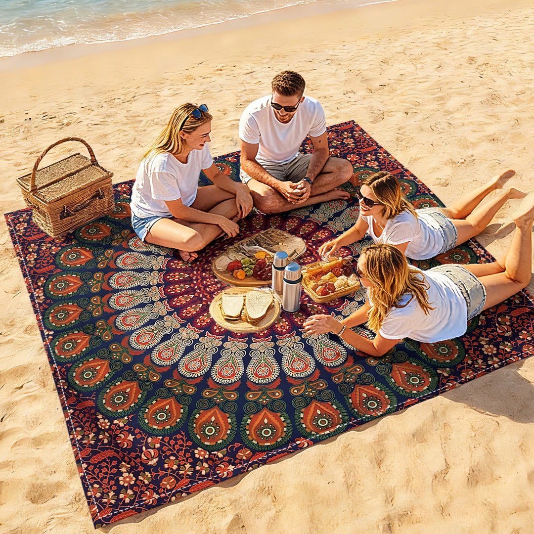 Mandala Design Strandmat Skanto