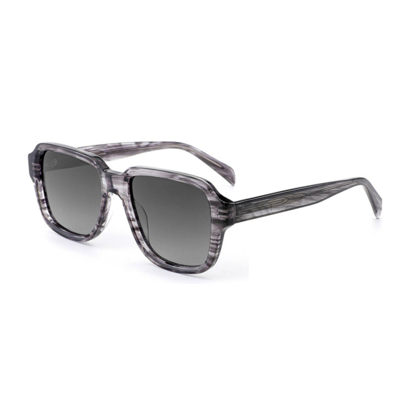 Dame kvadratisk solbrille med moderne mønster Skanto