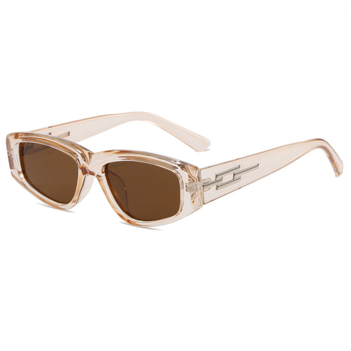 Dame fashion solbrille med elegant rammedekor Skanto