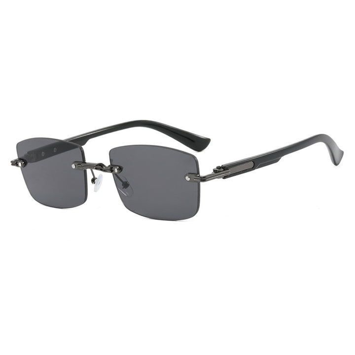 Dame kvadratisk solbrille med trefram og gradientlinser Skanto