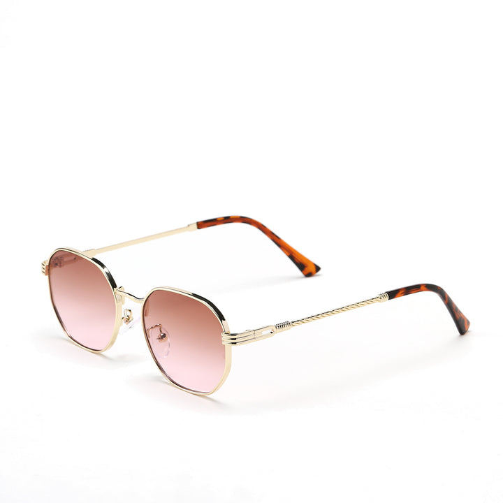 Dame moterik solbrille med ramme i høy kvalitet av metall og elegante linser Skanto