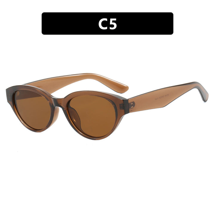 Dame Cat-Eye solbriller med beskyttende UV-filter og elegant ramme Skanto