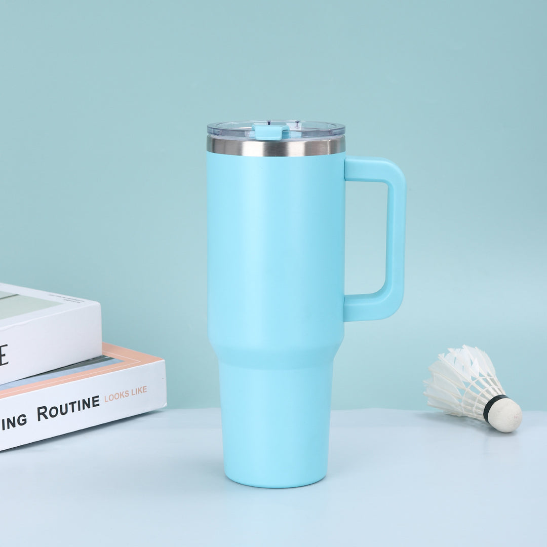 Kvinne Høy- kvalitet Termisk Kopp med Ergonomisk Håndtak og Leak-Proof Lokk Skanto