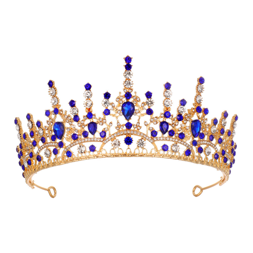 Dame Elegant Tiara med glitrende krystaller Skanto