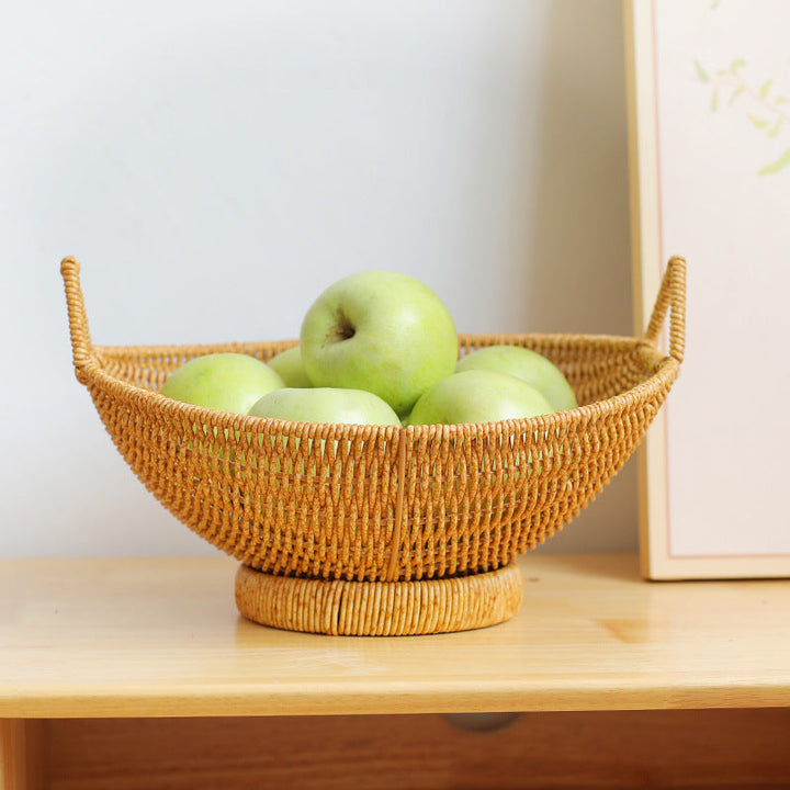 Elegant Vevd Frukt Serveringsbolle Skanto