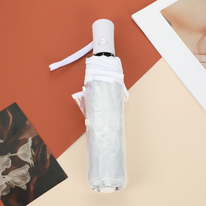Unisex Automatisk Gjennomsiktig Paraply Skanto