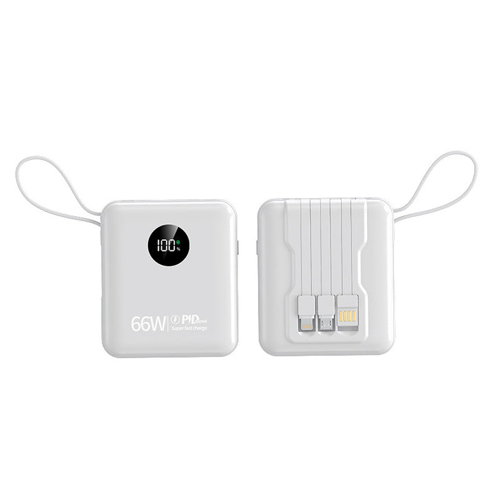 Bærbar 66W Powerbank med hurtiglading Skanto