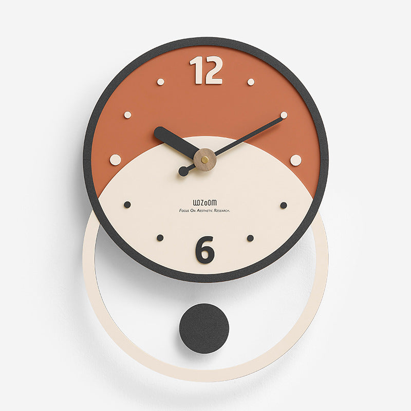 Skanto | Nordisk Minimalistisk Veggdekorasjon Klokke for Stuen