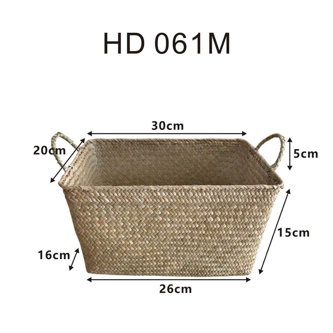 Damekurv med håndvevd design Skanto