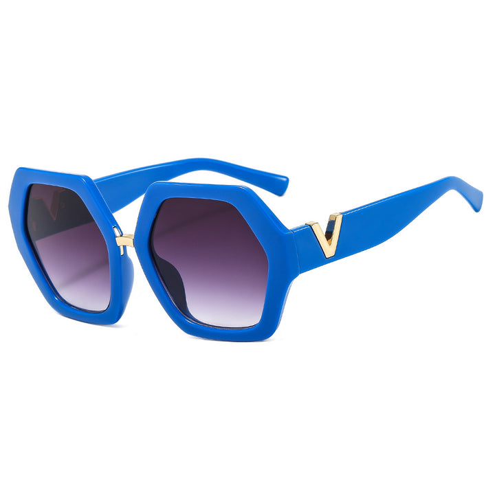Dame elegant solbrille med glitrende ramme Skanto
