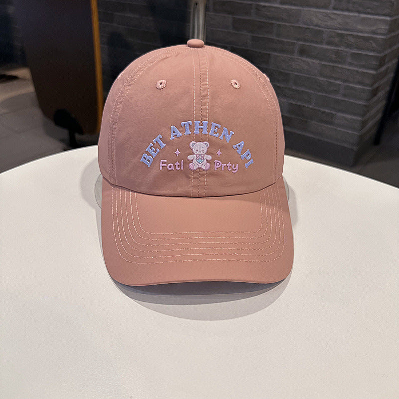 Kvinne Lekende Brodert Caps Skanto