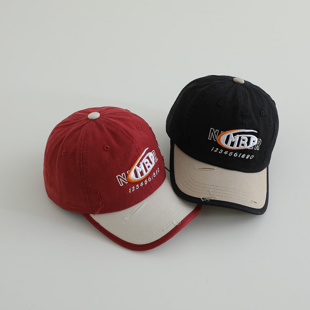 Herrebekymret Bomull Logo Baseball Caps Skanto