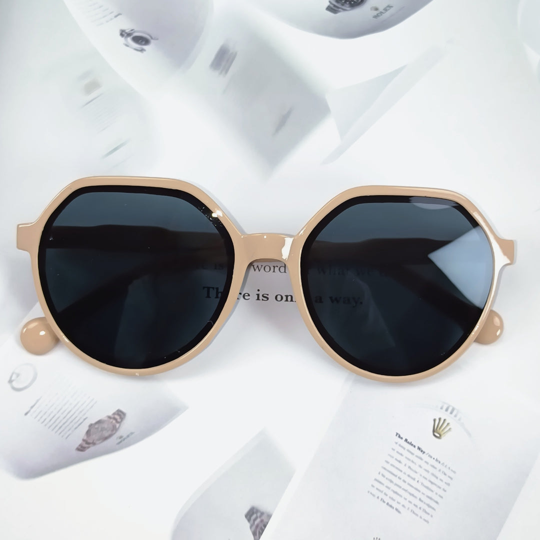 Dame Geometrisk solbrille med ekstravagant aksent Skanto