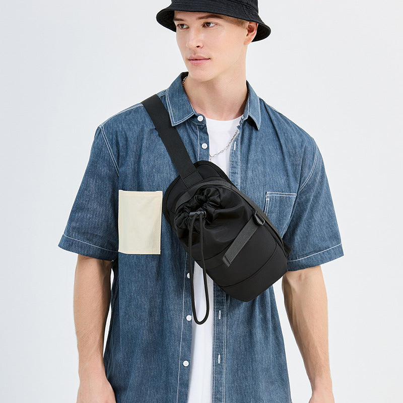 Kompakt Snøre Sling Bag Skanto