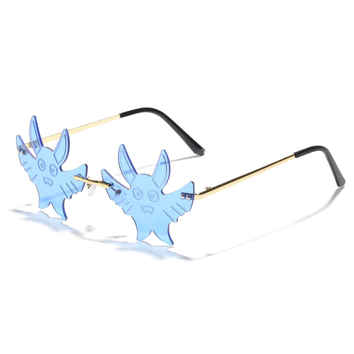 Dame unik solbrille med dyredesign Skanto