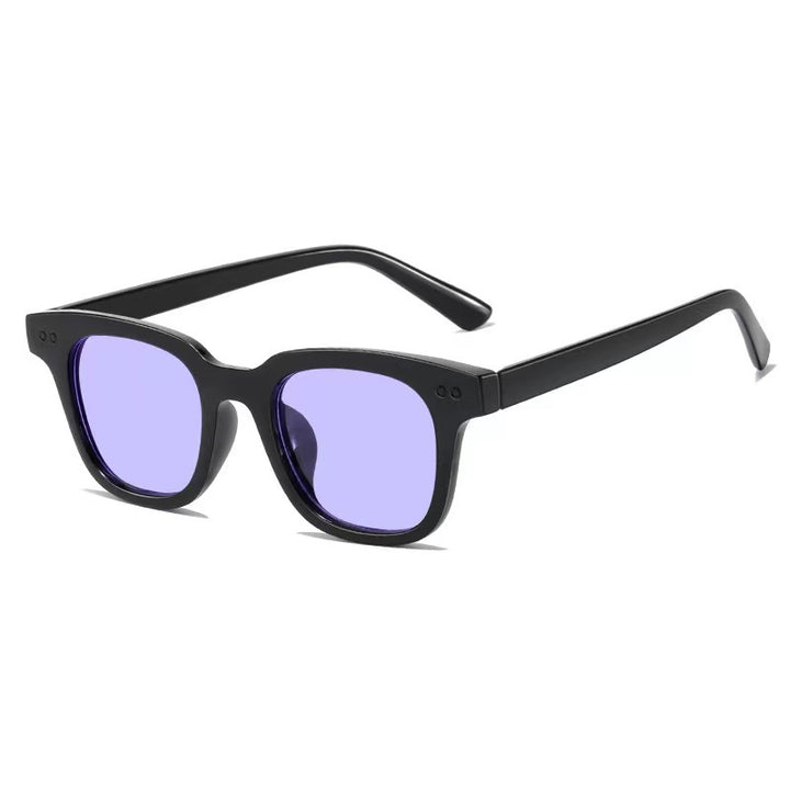 Dame moteriktig retro-solbrille med robust plastramme Skanto
